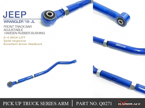 Load image into Gallery viewer, JEEP WRANGLER JL &#39;18-/ GLADIATOR JT &#39;19- FRONT TRACK BAR LIFT 0-4.5&quot; LHD - Q0271 12
