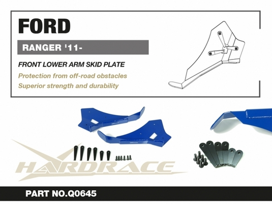 FORD RANGER '11-18/ EVEREST '15-18/ MAZDA BT-50 '11- FRONT LOWER ARM SKID PLATE