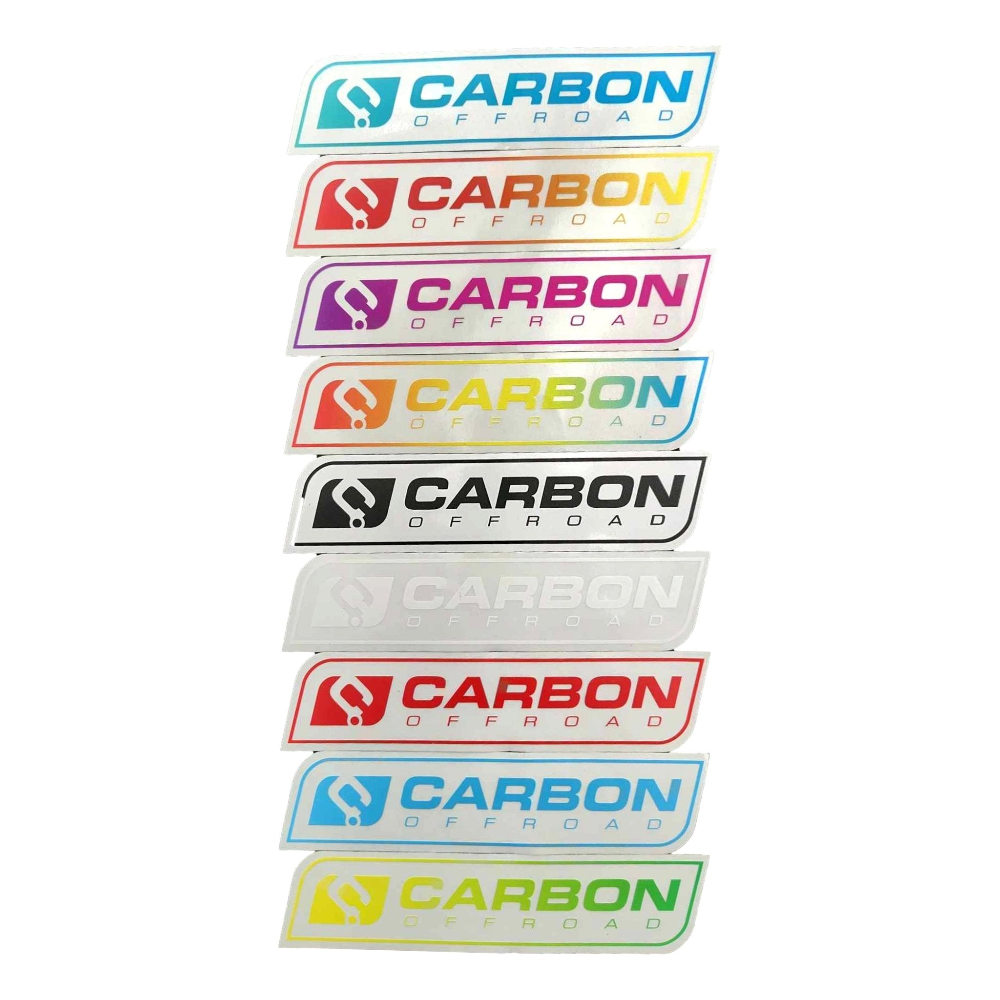 Image of Carbon Offroad bumper sticker 182 x 43mm choose your colour - CO - BSAB 1