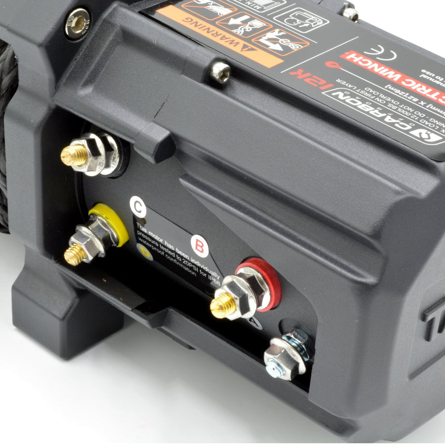 Carbon TANK - 12000lb Winch 12V - CW - TK12BLK 8