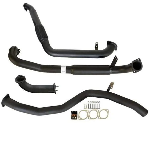 Fits Toyota LANDCRUISER 80 SERIES 4.2L 1HZ *DTS* 1990 -1998 3" TURBO BACK CARBON OFFROAD EXHAUST WITH HOTDOG - TY210-HO 2