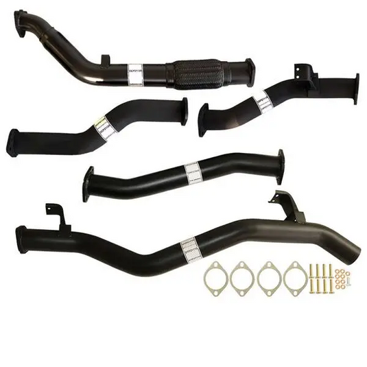 Fits Toyota LANDCRUISER 79 SERIES VDJ76 DOUBLE CAB UTE 4.5L V8 07 - 10/2016 3" TURBO BACK CARBON OFFROAD EXHAUST PIPE ONLY