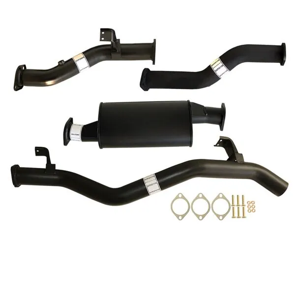 Fits Toyota LANDCRUISER 79 SERIES VDJ76 DOUBLE CAB UTE 4.5L V8 10/2016> 3" #DPF# BACK CARBON OFFROAD EXHAUST WITH MUFFLER - TY223-MO 2