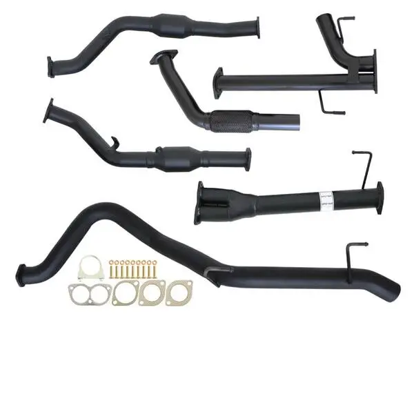 Fits Toyota LANDCRUISER 200 SERIES 4.5L 1VD-FTV 07 -10/2015 3" TURBO BACK CARBON OFFROAD EXHAUST WITH CAT & PIPE - TY232-PC 3