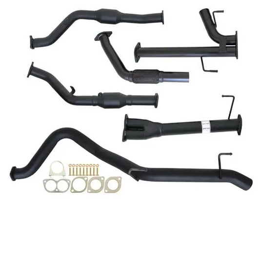 Fits Toyota LANDCRUISER 200 SERIES 4.5L 1VD-FTV 07 -10/2015 3" TURBO BACK CARBON OFFROAD EXHAUST WITH CAT & PIPE