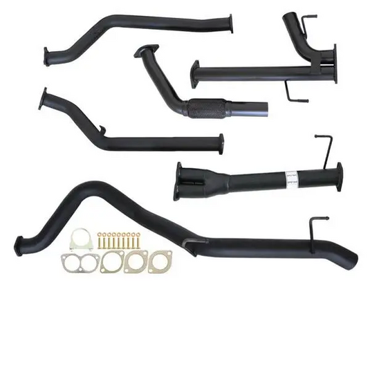 Fits Toyota LANDCRUISER 200 SERIES 4.5L 1VD-FTV 07 -10/2015 3" TURBO BACK CARBON OFFROAD EXHAUST WITH PIPE ONLY