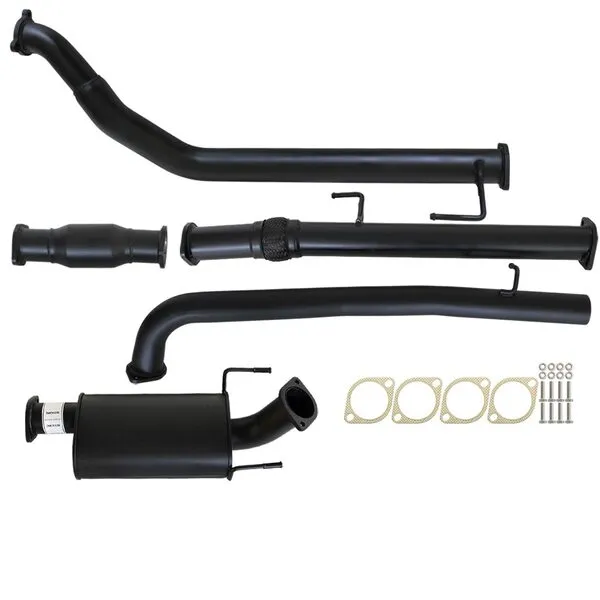 Fits Toyota HILUX KUN16/26 3L 1KD-FTV D4D 2005 - 9/2015 3" TURBO BACK CARBON OFFROAD EXHAUST WITH CAT & MUFFLER - TY233-MC 3