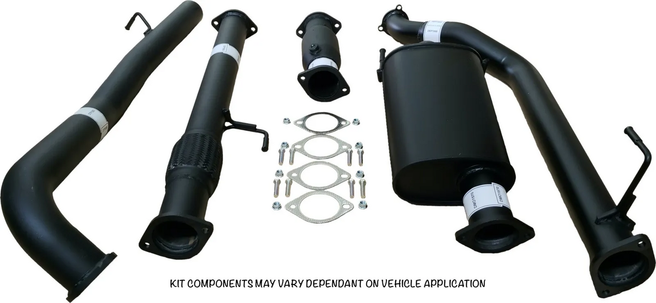 Fits Toyota LANDCRUISER 200 SERIES 4.5L 1VD-FTV 10/2015>3" # DPF BACK # CARBON OFFROAD EXHAUST WITH PIPE ONLY + Spare Muffler replacement section - TY260-PO_PLUS_MUFFLER 3