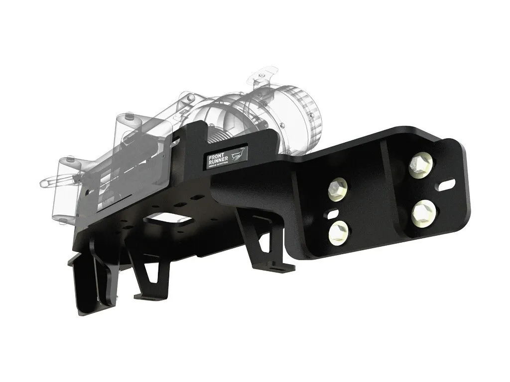 Ford Ranger PX PX2 Hidden Winch Cradle in bumper mount - WPFR001 15