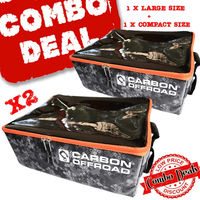 Thumbnail for 2 x Carbon Gear Cube Storage and Recovery Bag Combo - Compact and large size - CW-COMBO-GC_S-L 1