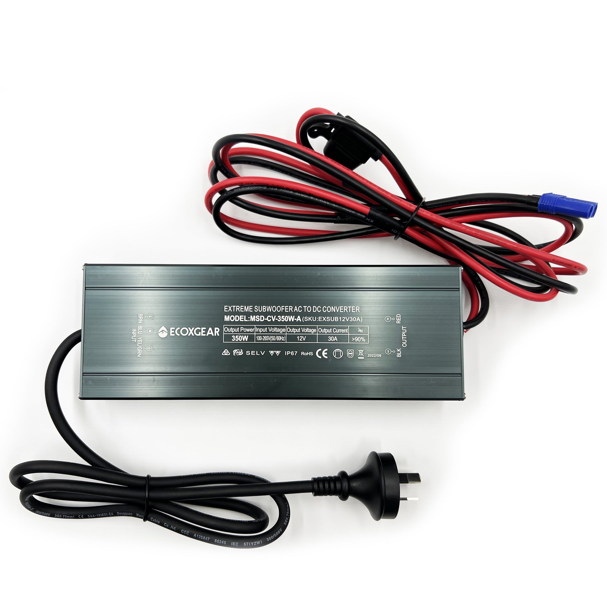 Image of Extreme Subwoofer ES08 AC to DC Converter - Home Power Supply - AAC - EXSUB12V30A 1