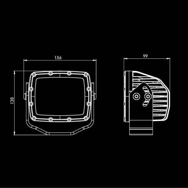 Image of Atom 60 LED Work Lamp - DV512LED 7