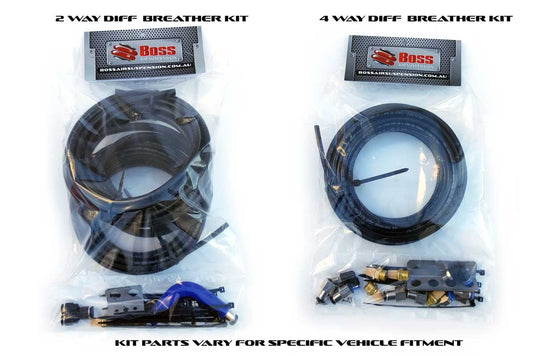 Boss Air Universal 4 Way Driveline Breather - Carbon Offroad
