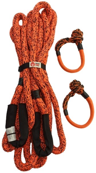 Load image into Gallery viewer, Carbon 4x4 Kinetic Rope and 2 x Soft Shackle Combo Deal - Carbon Offroad
