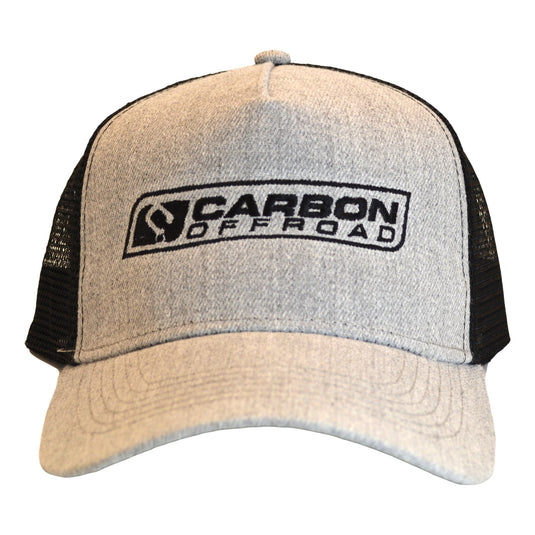 Carbon Offroad Trucker Cap Hat Light Grey - Carbon Offroad
