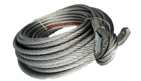 Carbon Winch 17000lb replacement steel cable - Carbon Offroad