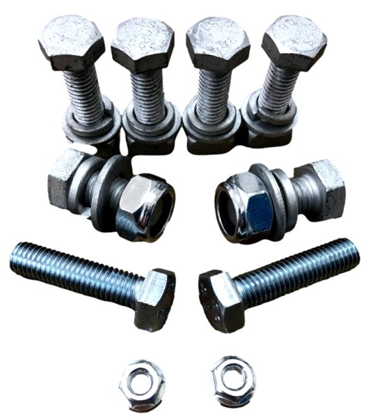 Carbon Winch Mounting Bolt Kit - Carbon Offroad