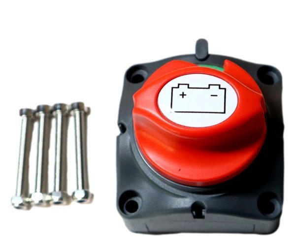 Image of Carbon Winches Australia 500amp Battery Isolator Switch Kit with Cable - CWA-BIK_N21 1