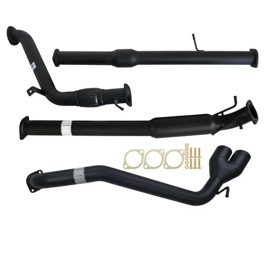 FORD RANGER PX 3.2L 9/2011 - 9/2016 3" TURBO BACK CARBON OFFROAD EXHAUST WITH CAT & HOTDOG SIDE EXIT TAILPIPE