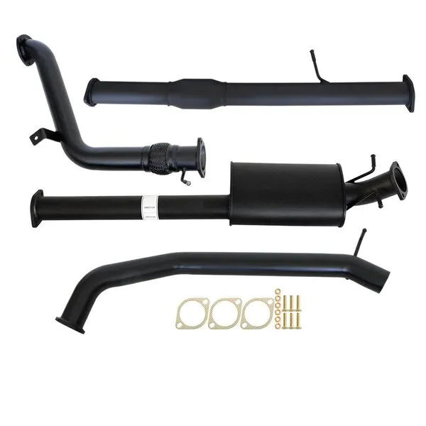 FORD RANGER PX 2.2L 9/2011 - 9/2016 3" TURBO BACK CARBON OFFROAD EXHAUST WITH MUFFLER & CAT - FD242-MC 1
