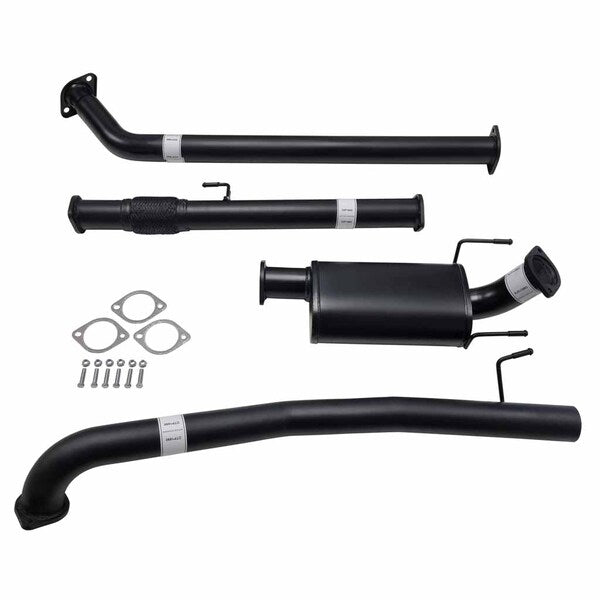 Fits Toyota HILUX GUN122/125R 2.4L 2GD-FTVTD 2017>3" #DPF# BACK CARBON OFFROAD EXHAUST WITH MUFFLER ONLY - TY257-MO 1