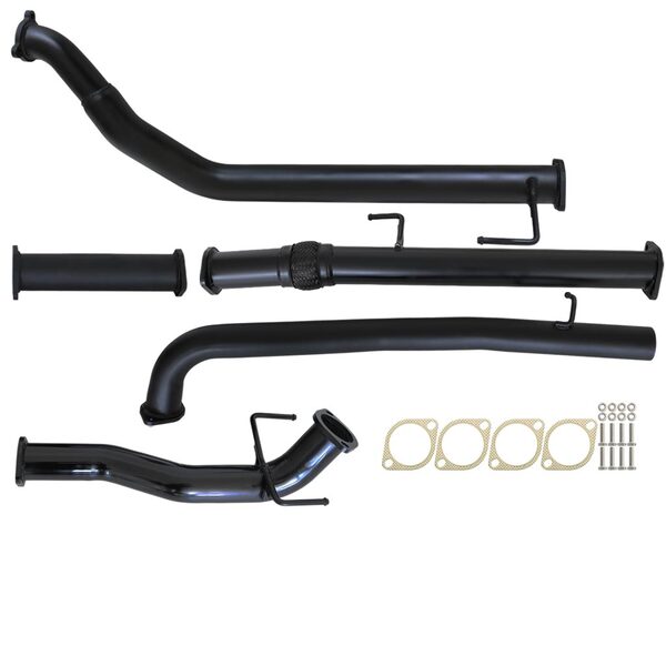 Fits Toyota HILUX KUN16/26 3L 1KD-FTV D4D 2005 - 9/2015 3" TURBO BACK CARBON OFFROAD EXHAUST WITH PIPE ONLY - TY233-PO 4