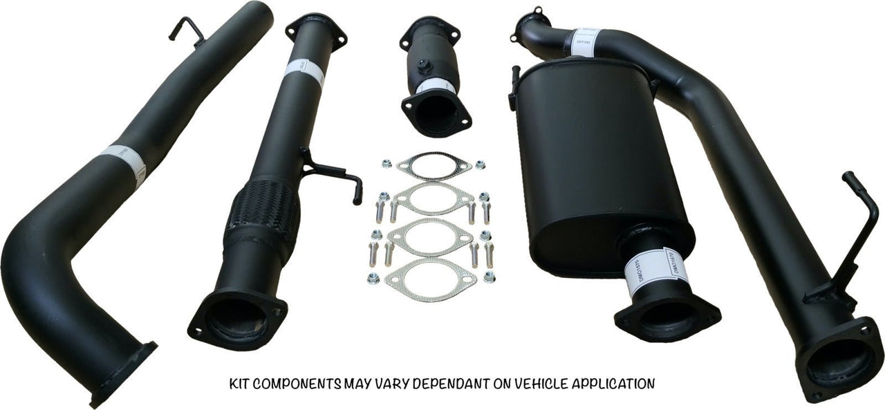 Fits Toyota LANDCRUISER 200 SERIES 4.5L 1VD-FTV 10/2015>3" # DPF BACK # CARBON OFFROAD EXHAUST WITH PIPE ONLY + Spare Muffler replacement section - TY260-PO_PLUS_MUFFLER 1