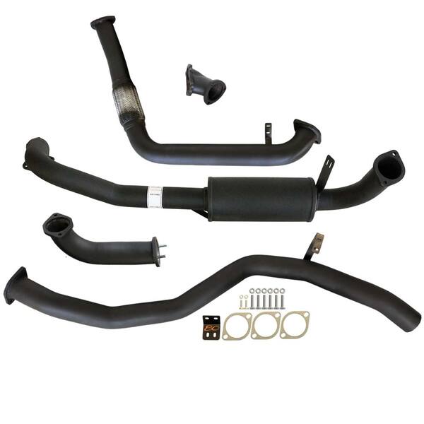 Load image into Gallery viewer, Fits Toyota LANDCRUISER 80 SERIES 4.2L 1HD-FT TD 1990 -1998 3&quot; TURBO BACK CARBON OFFROAD EXHAUST WITH MUFFLER
