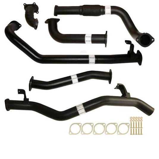 Fits Toyota LANDCRUISER 79 SERIES HDJ79R SINGLE CAB UTE 4.2L 2001 -2007 3" TURBO BACK CARBON OFFROAD EXHAUST PIPE ONLY