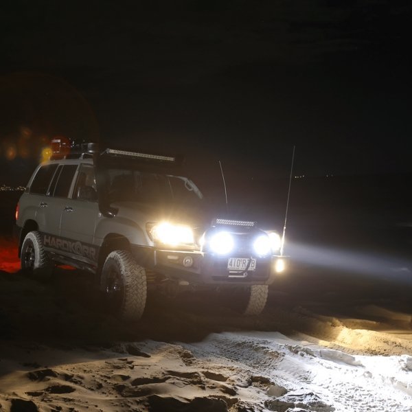 Image of HARDKORR LIFESTYLE 8.5? LED DRIVING LIGHTS (PAIR W/HARNESS) - HKLS1100 9