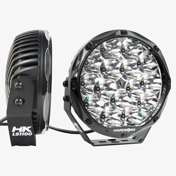 Load image into Gallery viewer, HARDKORR LIFESTYLE 8.5? LED DRIVING LIGHTS (PAIR W/HARNESS) - Carbon Offroad
