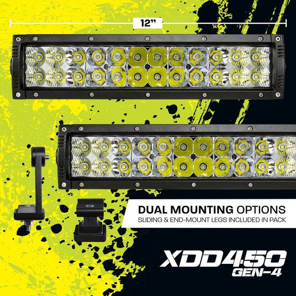 Image of HARDKORR XD-GEN4 12? DUAL ROW LED LIGHT BAR - XDD450-G4 1
