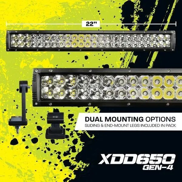 Image of HARDKORR XD-GEN4 22? DUAL ROW LED LIGHT BAR - XDD650-G4 3