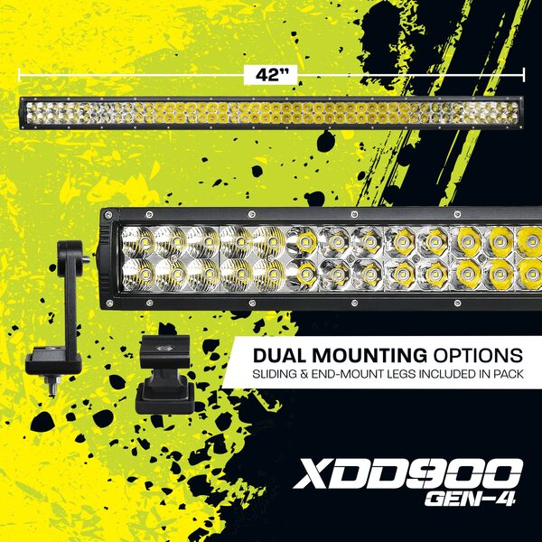 Load image into Gallery viewer, HARDKORR XD-GEN4 42? DUAL ROW LED LIGHT BAR - Carbon Offroad
