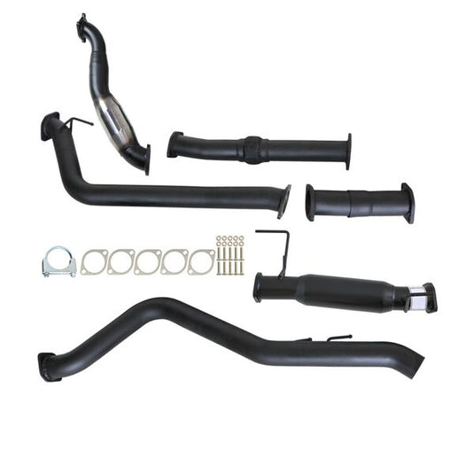 HOLDEN COLORADO RC 3.0L 4JJ1-TC 2008 - 2010 3" TURBO BACK CARBON OFFROAD EXHAUST WITH CAT & HOTDOG - Carbon Offroad