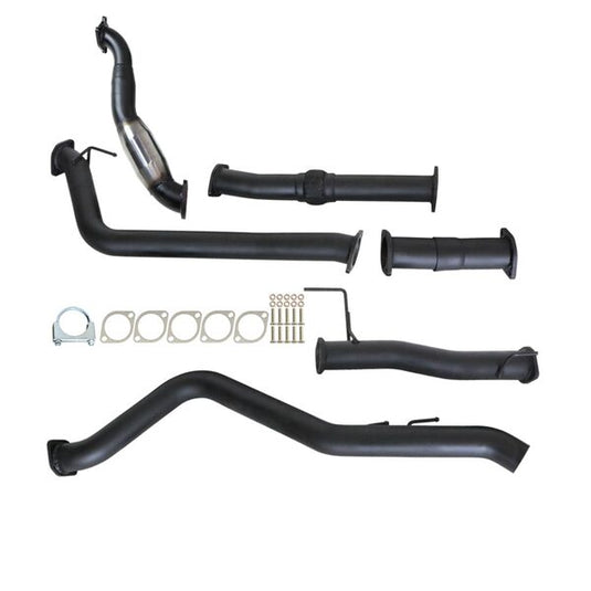 HOLDEN COLORADO RC 3.0L 4JJ1-TC 5/2010 - 5/2012 3" TURBO BACK CARBON OFFROAD EXHAUST WITH CAT NO MUFFLER - Carbon Offroad