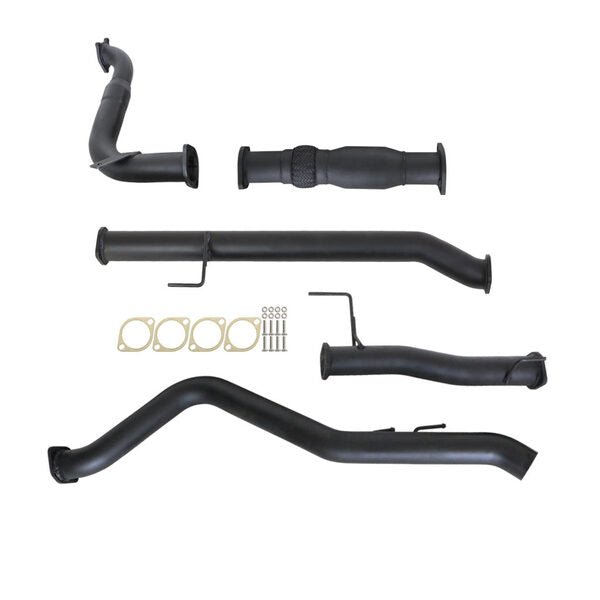 ISUZU D-MAX TF 3.0L 4JJ1-TCX 6/2010 - 9/2016 3" TURBO BACK CARBON OFFROAD EXHAUST WITH CAT & PIPE - IZ251-PC 4