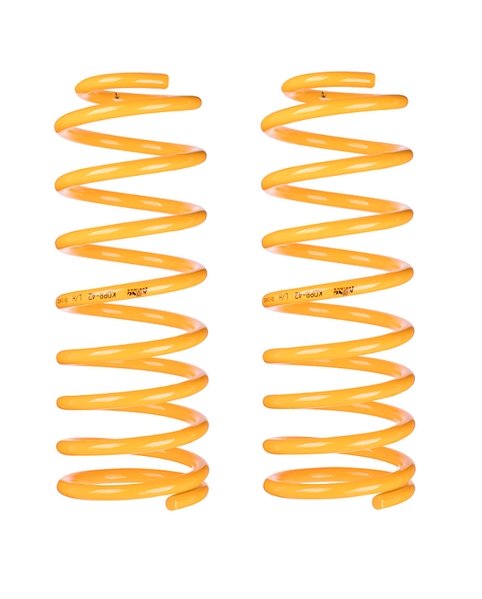 King Spring QE Pajero Sport 100-300kg Rear Coils 40-50mm Lift - Carbon Offroad