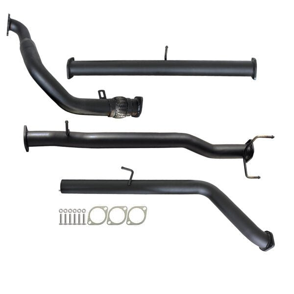 Load image into Gallery viewer, MAZDA BT-50 UN 2.5L &amp; 3.0L 07 - 11 MANUAL 3&quot; TURBO BACK CARBON OFFROAD EXHAUST PIPE ONLY - Carbon Offroad
