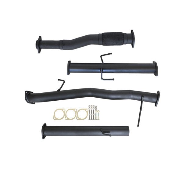 MITSUBISHI TRITON MQ, MR 2.4L 4N15 1/2015>3" # DPF # BACK CARBON OFFROAD EXHAUST WITH PIPE ONLY - MI252-PO 4