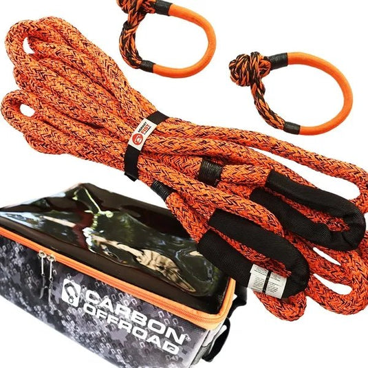 Nato's Carbon Kinetic Rope 2 x Soft Shackle and Gear Cube Combo Deal - Carbon Offroad