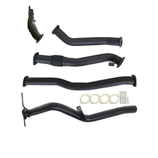 NISSAN NAVARA D22 2.5L YD25 07 - 15 3" TURBO BACK CARBON OFFROAD EXHAUST SYSTEM WITH PIPE ONLY - Carbon Offroad