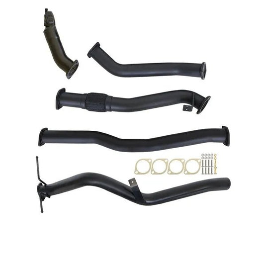 NISSAN NAVARA D22 3.0L ZD30-T 01 - 06 3" TURBO BACK CARBON OFFROAD EXHAUST SYSTEM WITH PIPE ONLY - Carbon Offroad