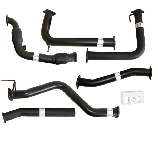 NISSAN NAVARA D40 AUTO #DPF REPLACE# 2.5L YD25D 07 - 16 3" TURBO BACK CARBON OFFROAD EXHAUST WITH CAT AND PIPE - NI220-PC 1