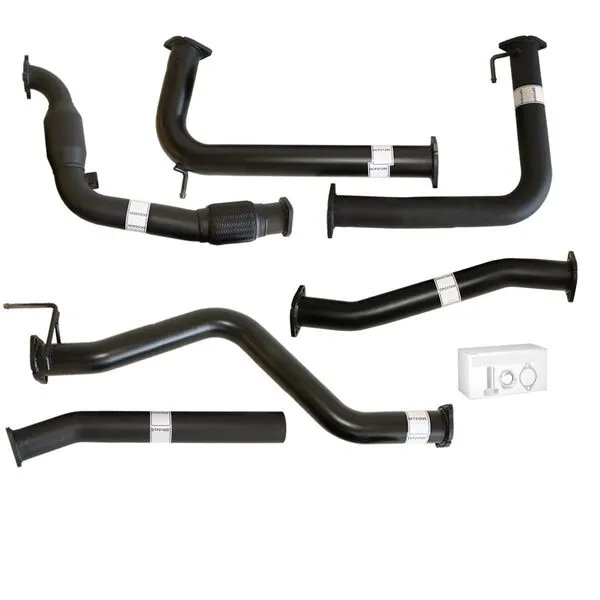 NISSAN NAVARA D40 AUTO #DPF REPLACE# 2.5L YD25D 07 - 16 3" TURBO BACK CARBON OFFROAD EXHAUST WITH CAT AND PIPE - NI220-PC 2