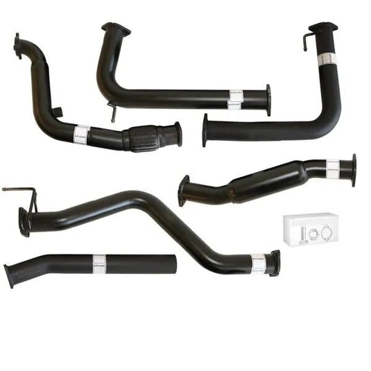 NISSAN NAVARA D40 AUTO #DPF REPLACE# 2.5L YD25D 07 - 16 3" TURBO BACK CARBON OFFROAD EXHAUST WITH HOTDOG ONLY