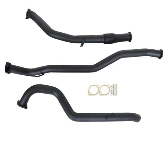 NISSAN PATROL GQ Y60 2.8L 1997 -2000 WAGON 3" TURBO BACK CARBON OFFROAD EXHAUST WITH PIPE ONLY - Carbon Offroad