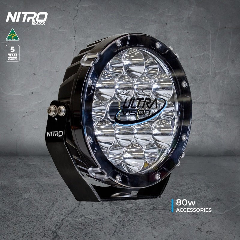 Load image into Gallery viewer, Nitro 80 Maxx 7″ Clear Lens Cover - Carbon Offroad
