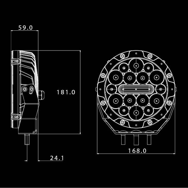 Image of NITRO 80 Maxx LED Driving Light (Pair) - 6