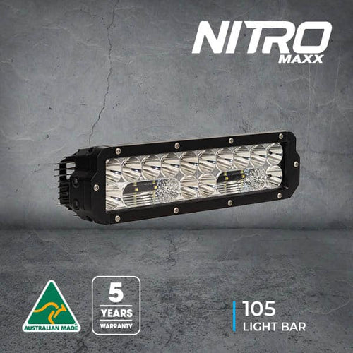 NITRO Maxx 105W 13″ LED Light bar - Carbon Offroad